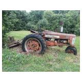 McCormick Farmall 350 Tractor with Rear Blade