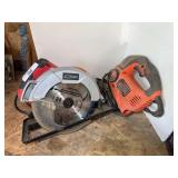 Tool Shop 7-1/4 Inch Circular Saw and Black & Decker BDEJS600 Jigsaw
