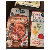 Miscellaneous recipe books and vintage readers