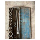 SAE socket set with toolbox