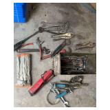 Ammo box of assorted hand tools