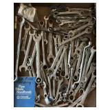 Drawer of assorted open-ended wrenches