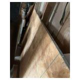 4x8 sheets of half inch chip board