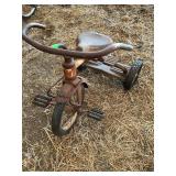 Smaller antique tricycle