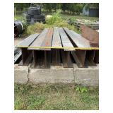 Metal high beams 12" x 6"