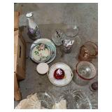Assortment of glassware