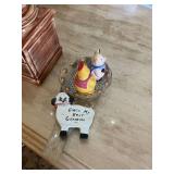 Cookie jar and salt and pepper shaker