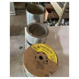 14 ga electric fence wire and metal flashing