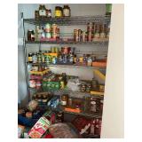 6’ tall foot metal shelving unit