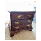Kincaid 2 drawer wooden nightstand