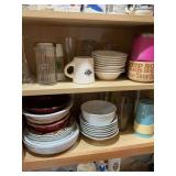 Cups bowls, yeti Tumbler, small pie plates and more