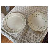 Lot of 2 Belleek Plates
