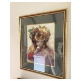 Print, "Girl in Red Hat" by Artist Unknown