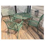 Five Piece Metal Outdoor Furniture Set