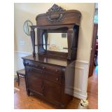 Antique Buffet with Hutch