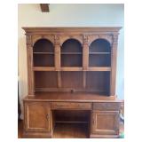 Hooker Computer Desk with Credenza Hutch