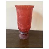 14" Hand Blown Vase