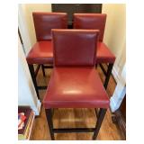 3 Crate & Barrel Bar Stools