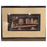 Asian Bamboo Straw Art