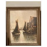 Painting of Boats