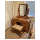 Vintage/ Antique  Vanity with Bench