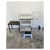 Cart with Wheels, Side Table & More