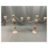 Sterling Silver Candelabras