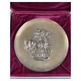 "Unicorn Dyonisiaque" Solid Sterling Silver Plate