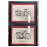 2 Motorcycle Prints