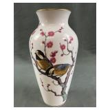 "Heralds of Spring" Ryu Okazaki Japanese Vase
