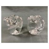 Sèvres Glass Candleholders