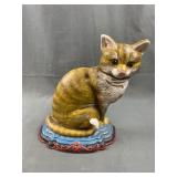 Cast Iron Cat Doorstop