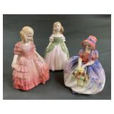 Lot of 3 Royal Doulton Figurines