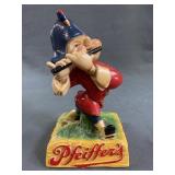 Vintage Johnny Pfeiffer Chalkware Beer Statue