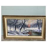 Framed Original Oil by Albert