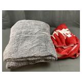 New Nordstrom Rack Tree Skirt & Throw Blanket