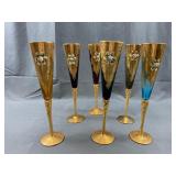 Set of 6 Champagne Glasses