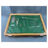 Framed Collection of Antique Tools