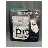 4pk Extra Large Golf Gloves