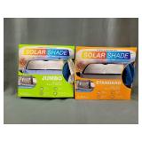 Two 3 Piece Solar Shade Sunshade Sets