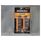 40 AA Duracell Batteries
