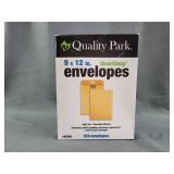 Quality Park 9" X 12" Clear Clasp Envelopes