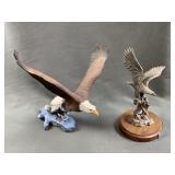 2 Eagle Statues