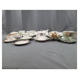 Vintage Teacups, Saucers, and More Lot