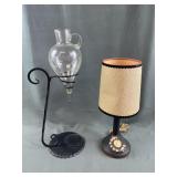 Vintage Wine Dispenser and Lamp