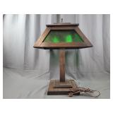 20" Wooden Lamp