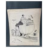 "320 Billion" Political Cartoon Dorman H. Smith