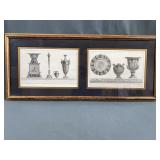 Framed Vintage Print