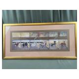 Print of a Japanese Folding Screen