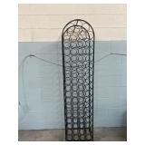Large Wrought Iron Wine Rack